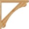 Ekena Millwork Legacy Craftsman Rough Sawn Outlooker, Western Red Cedar, 6"W x 48"D x 48"H OUT06X48X48LEC04RWR - alternate 2
